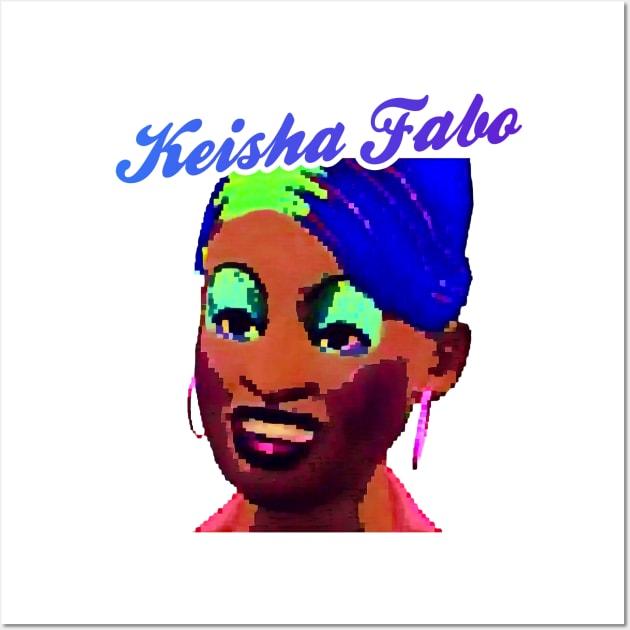 Keisha Fabo Wall Art by karutees